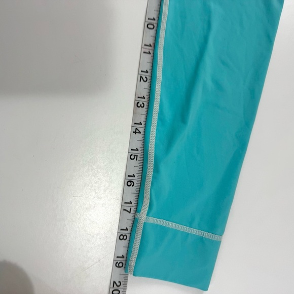 Athleta women’s Sz S Blue Swim long-sleeve top/rash guard nylon / spandex blend - Picture 10 of 11